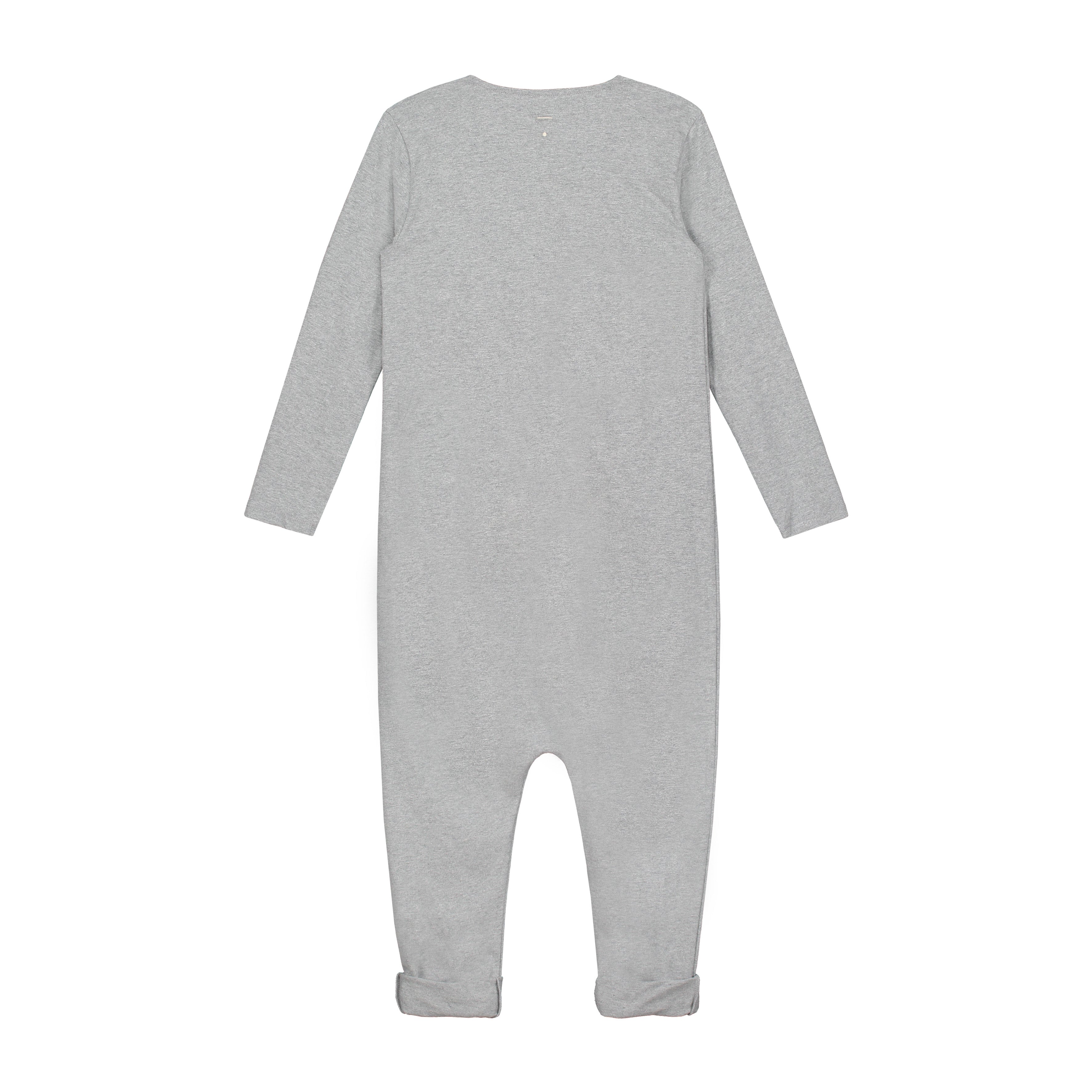 Playsuit Long Sleeve Grey Melange