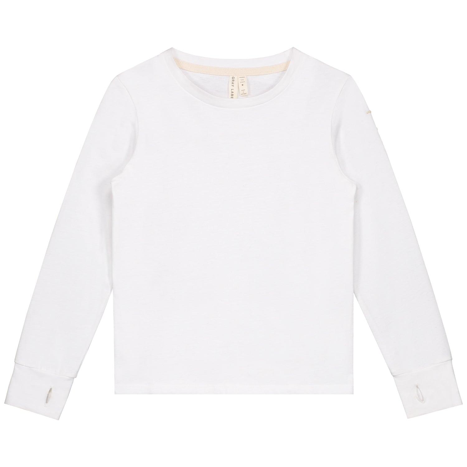 Long Sleeve With Thumbhole White