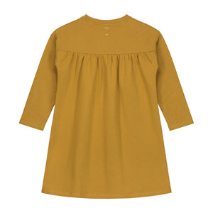 Dress Pleated Mustard