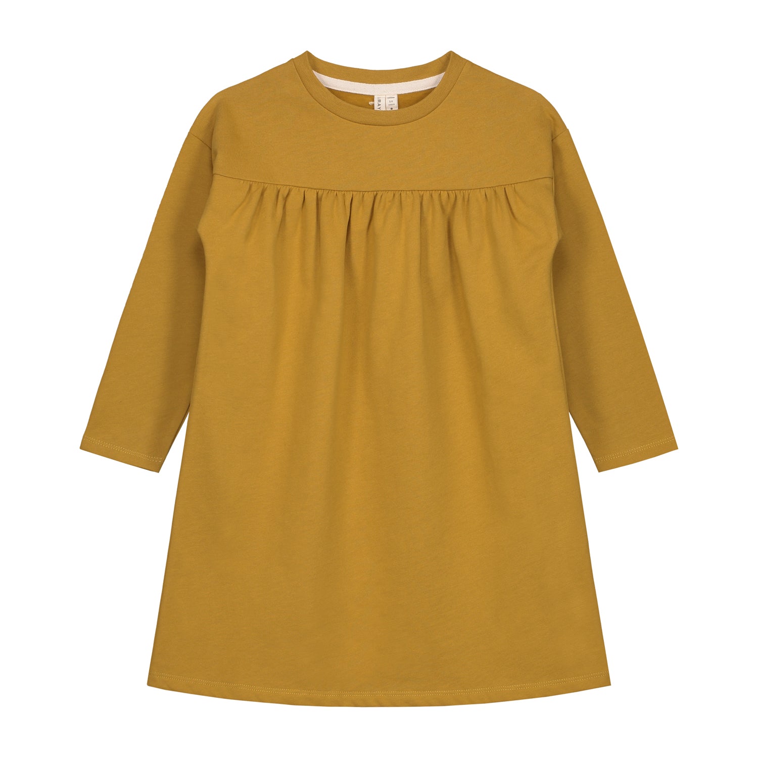 Dress Pleated Mustard