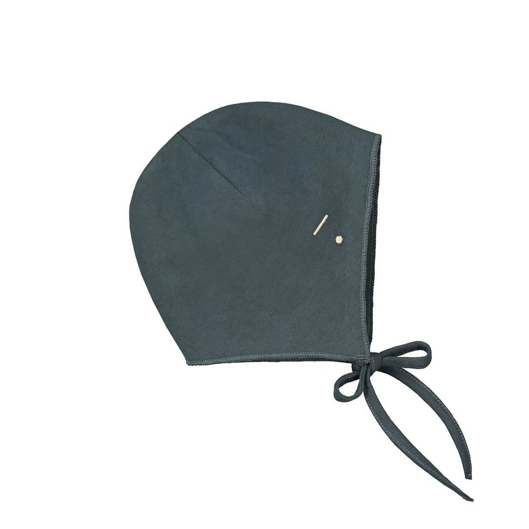 Hat With Strings Blue Grey
