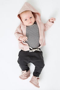 Cardigan Hooded Baby Vintage Pink
