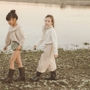 Pants Smocked Check