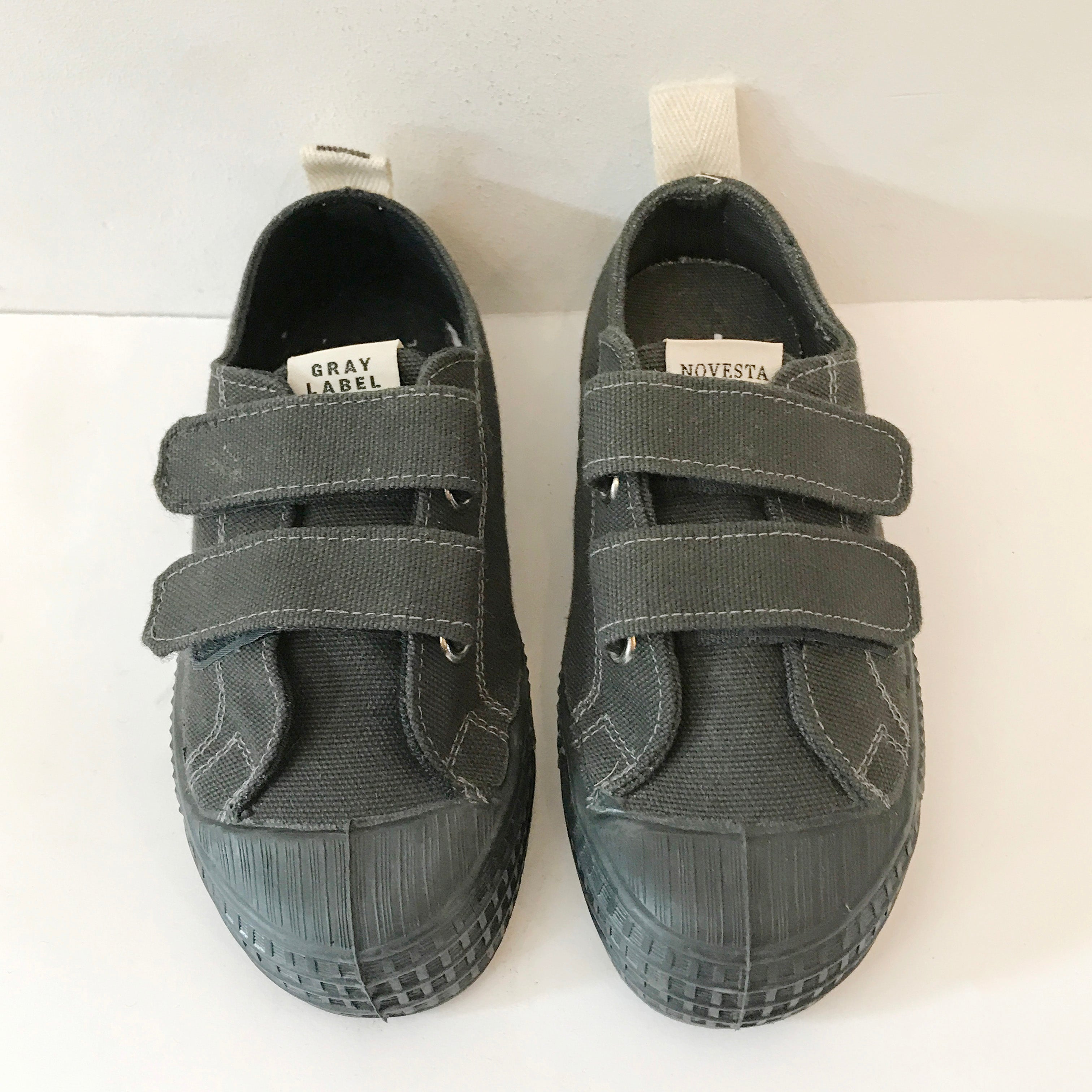 Shoes GL x Novesta - Low Top Velcro Nearly Black