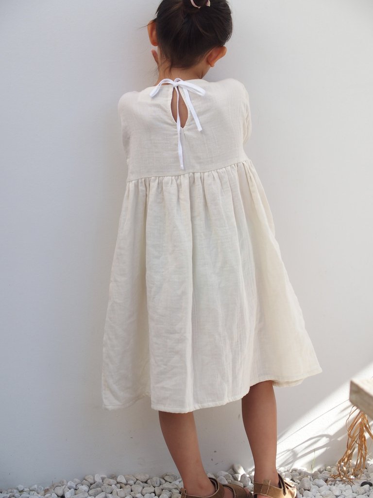Dress Liilu Embro Cru Natural