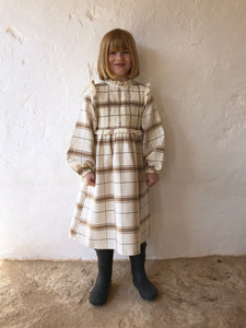 Dress Smocked Ada Chenille Check