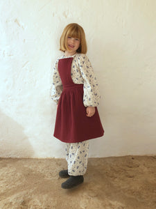 Apron Quilted Berry Red