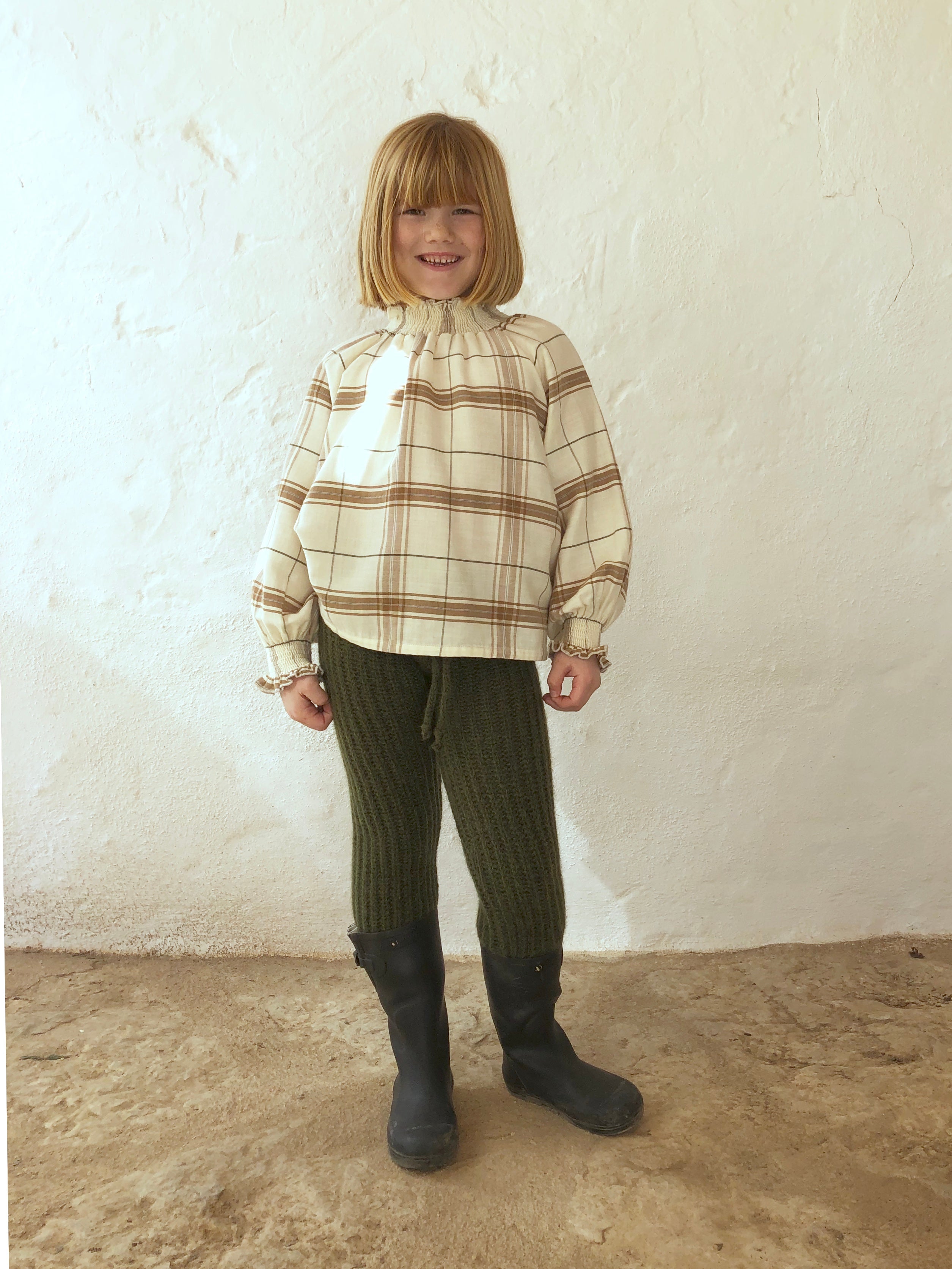Trousers Knit Olive Green