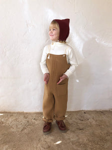 Jumpsuit Quilted Camel