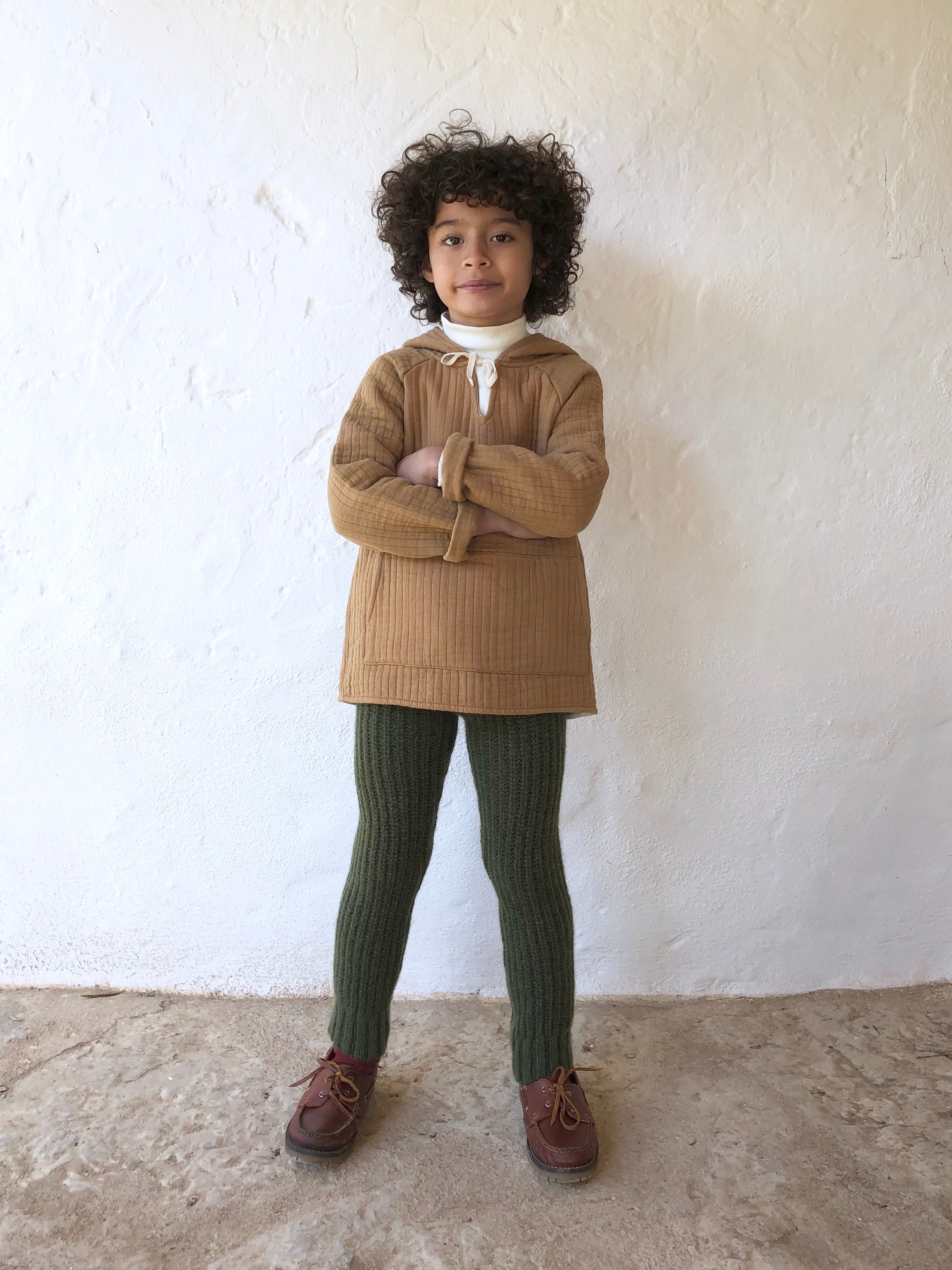 Trousers Knit Olive Green