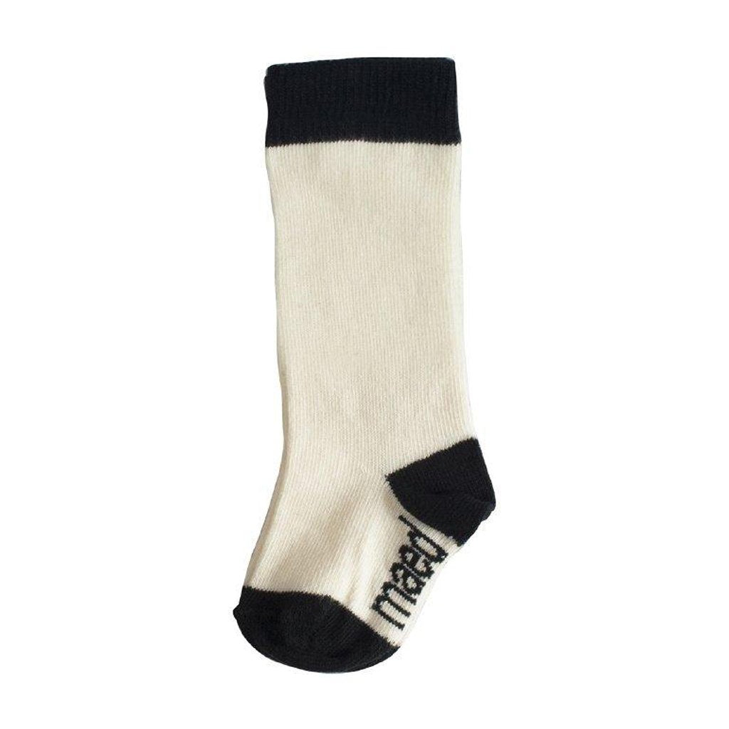 Knee Socks Smiling Zebra Contrast