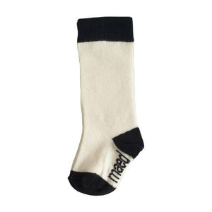 Knee Socks Smiling Zebra Contrast