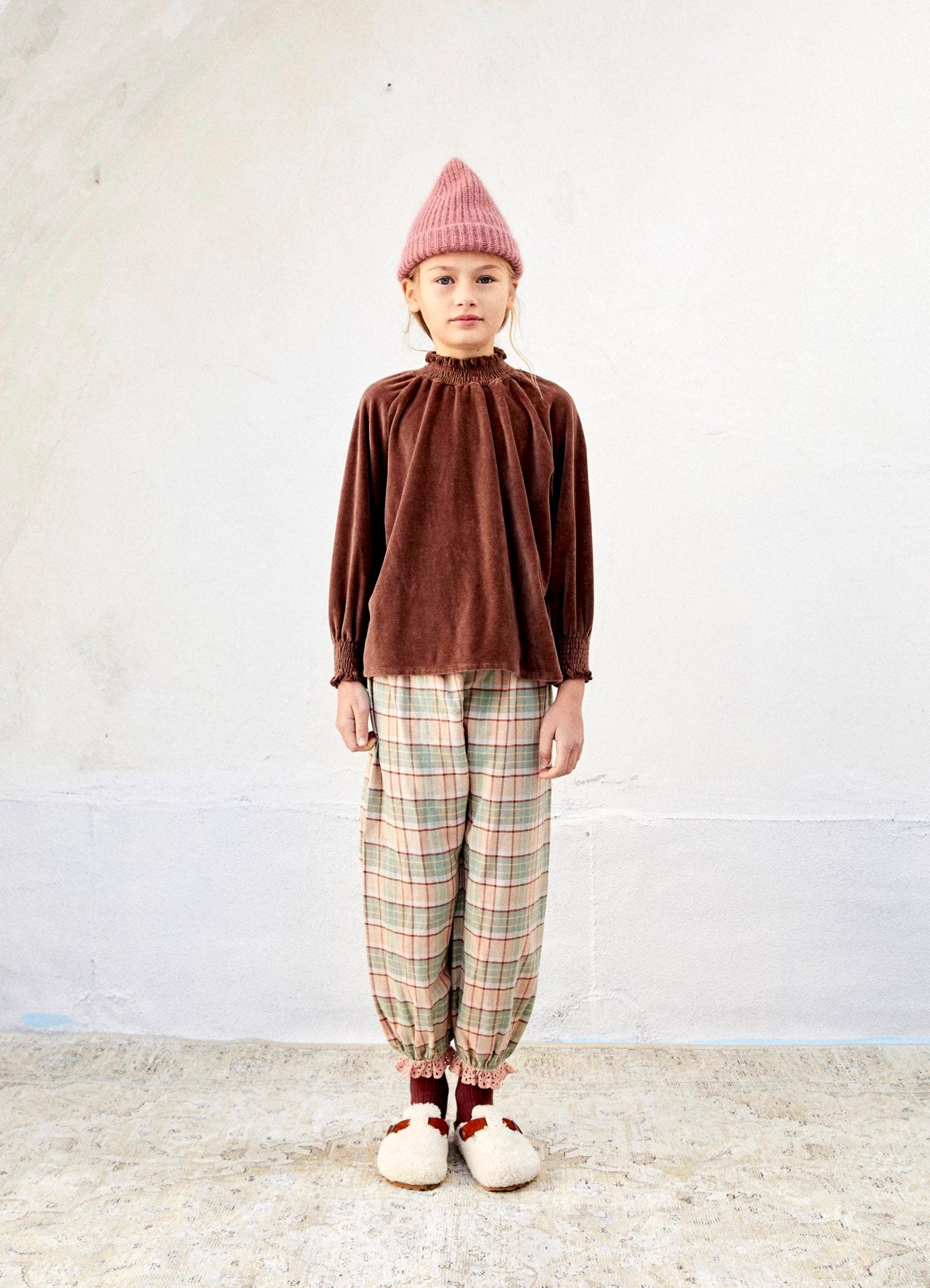 Blouse Smocked Brownie