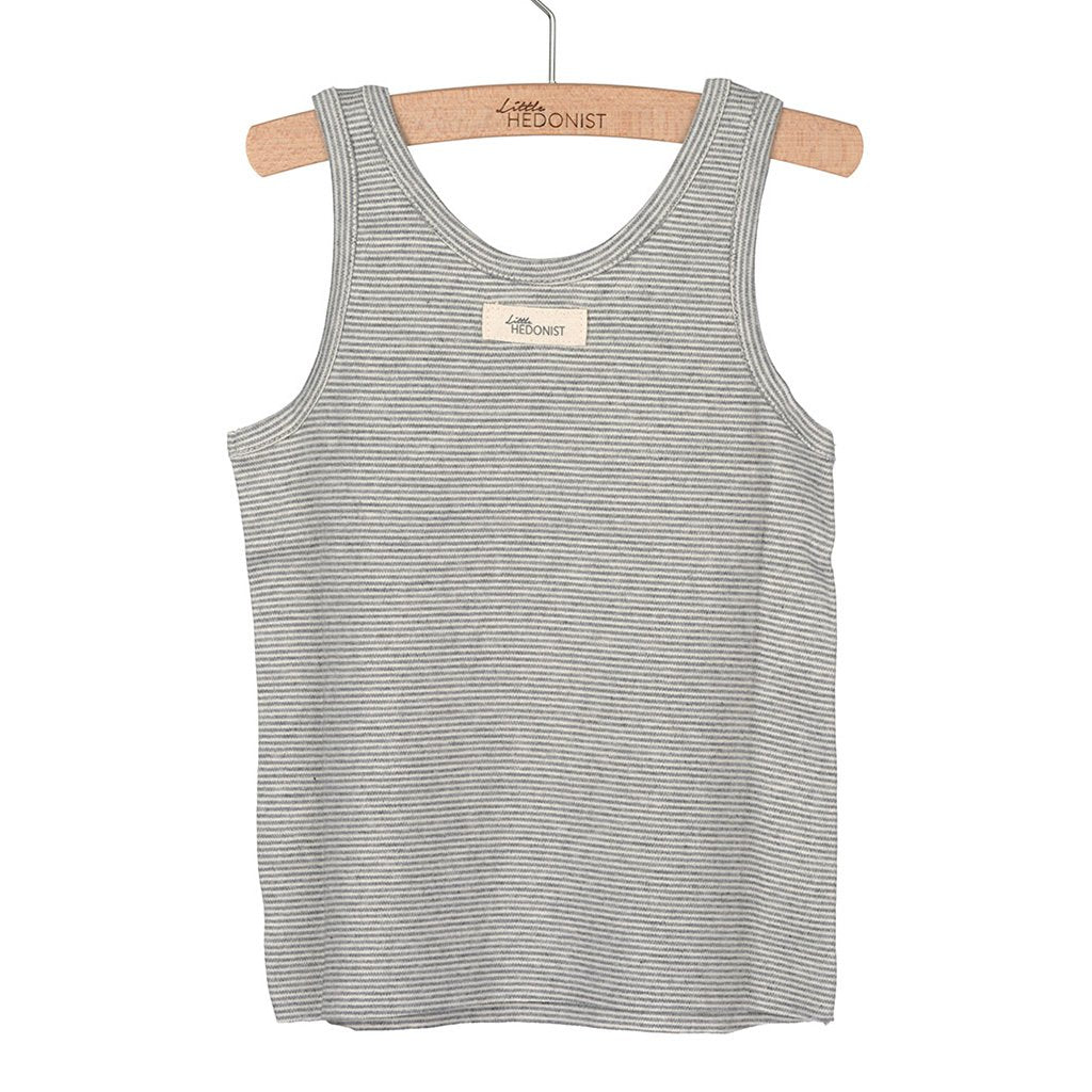 Tanktop Lily Grey Melee White Striped