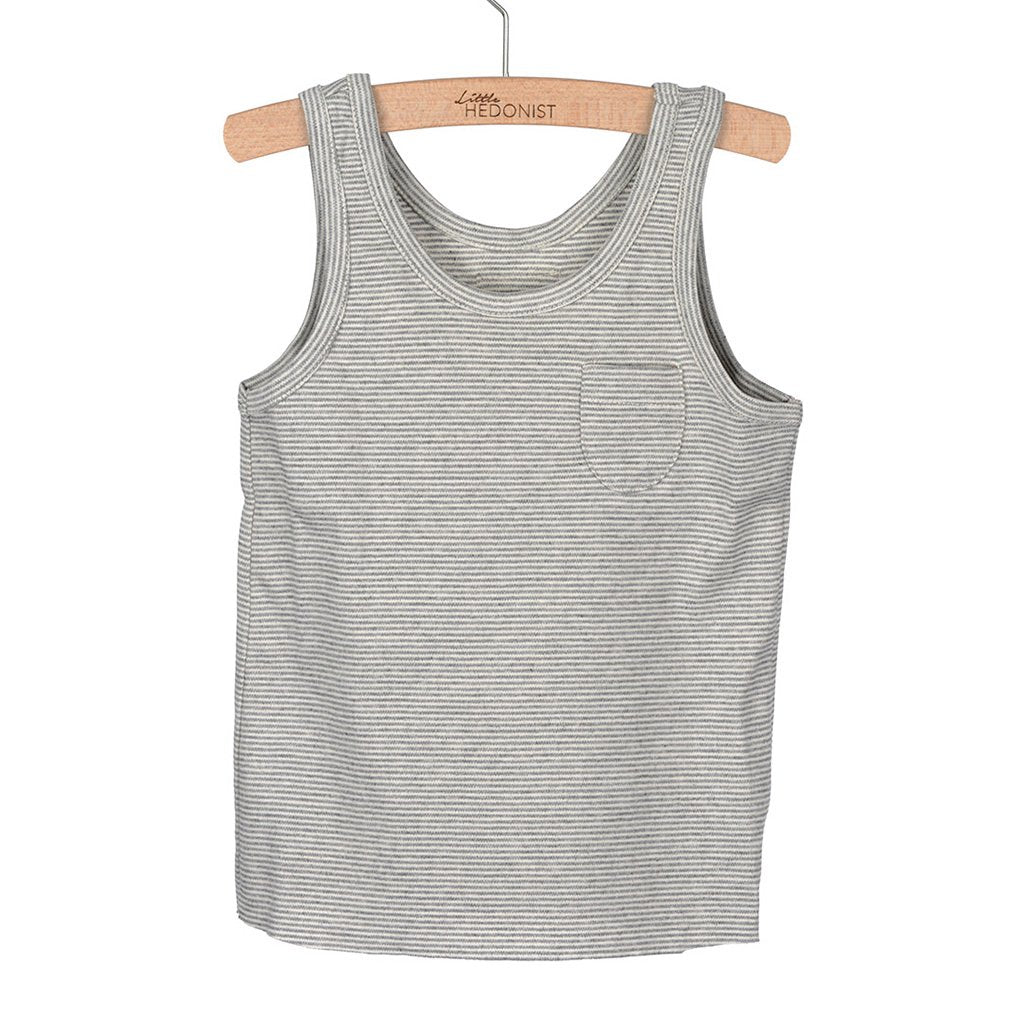 Tanktop Lily Grey Melee White Striped