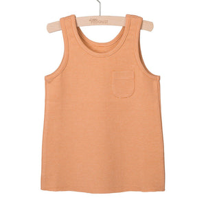Tanktop Lily Burned Orange White Striped