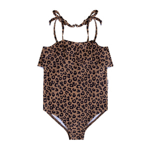 Swimsuit Brown Leopard