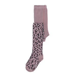 Tights Lilac Leopard