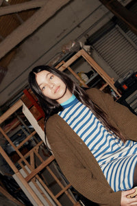 Dress Tee Longsleeve Birch Ultramarine