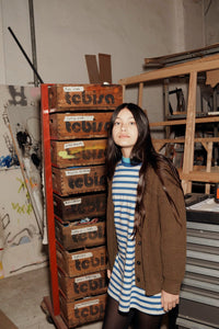 Dress Tee Longsleeve Birch Ultramarine