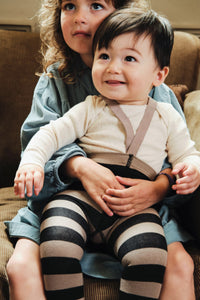 Tights Elastic Brown Tiger