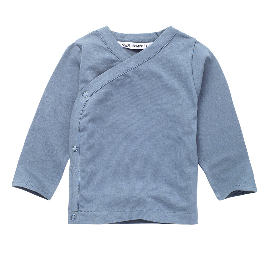 Wrap Top Blue Mist