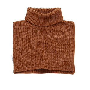 Collar Knit Burnished Leather