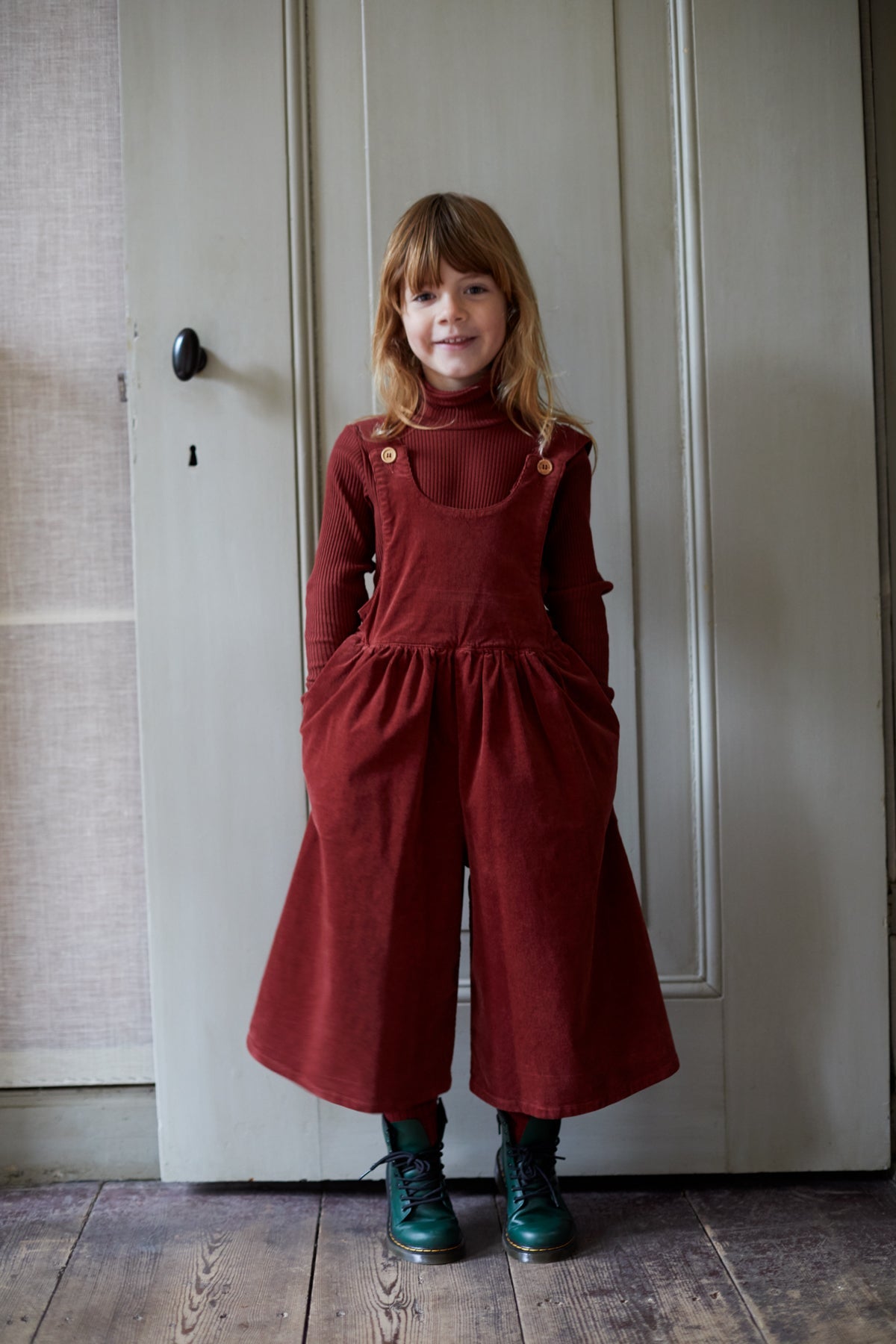 Dungaree Corduroy Brick Red