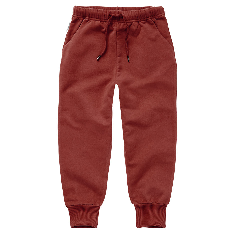 Pants Sweat Brick Red