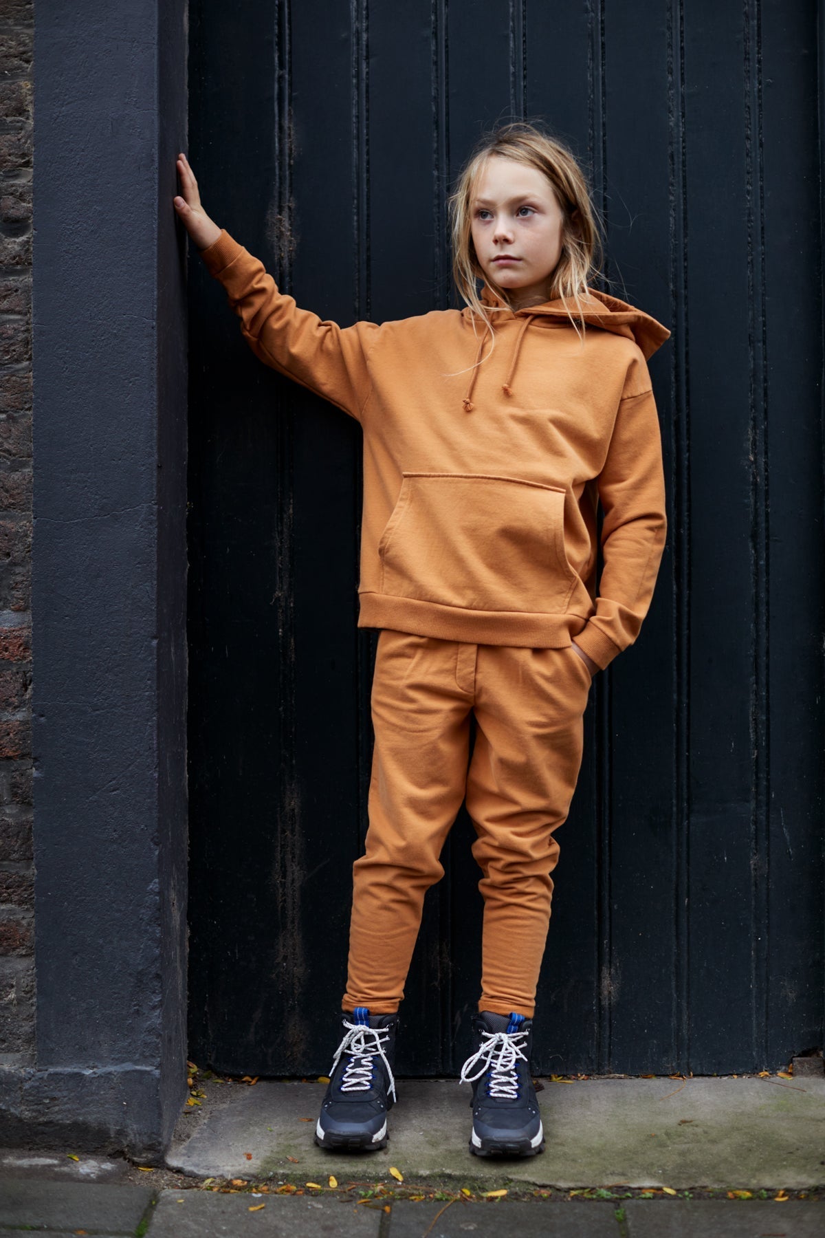 Hoodie Brick Red