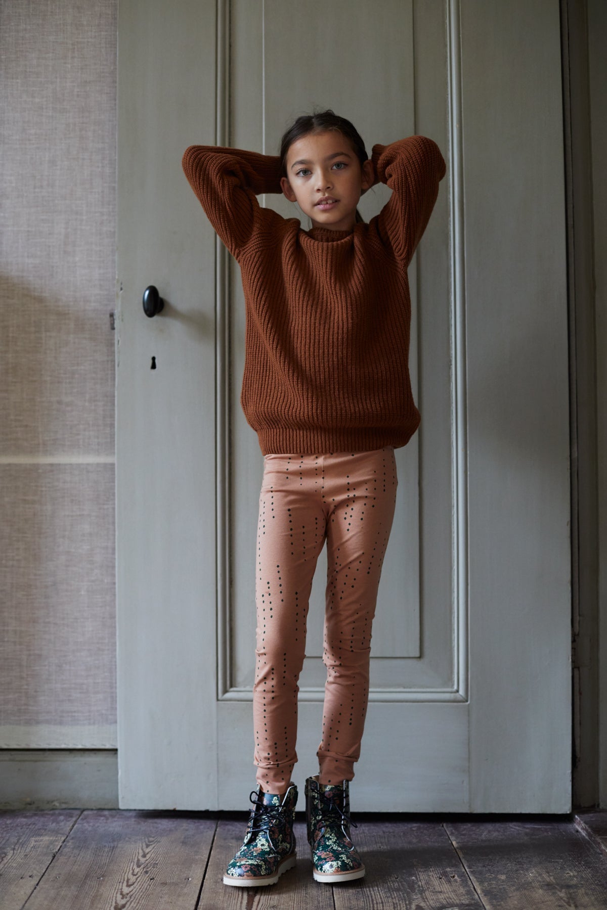 Legging Dewdrops Chocolate Milk