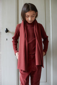 Scarf Brick Red