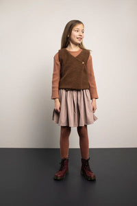 Vest Fur Walnut