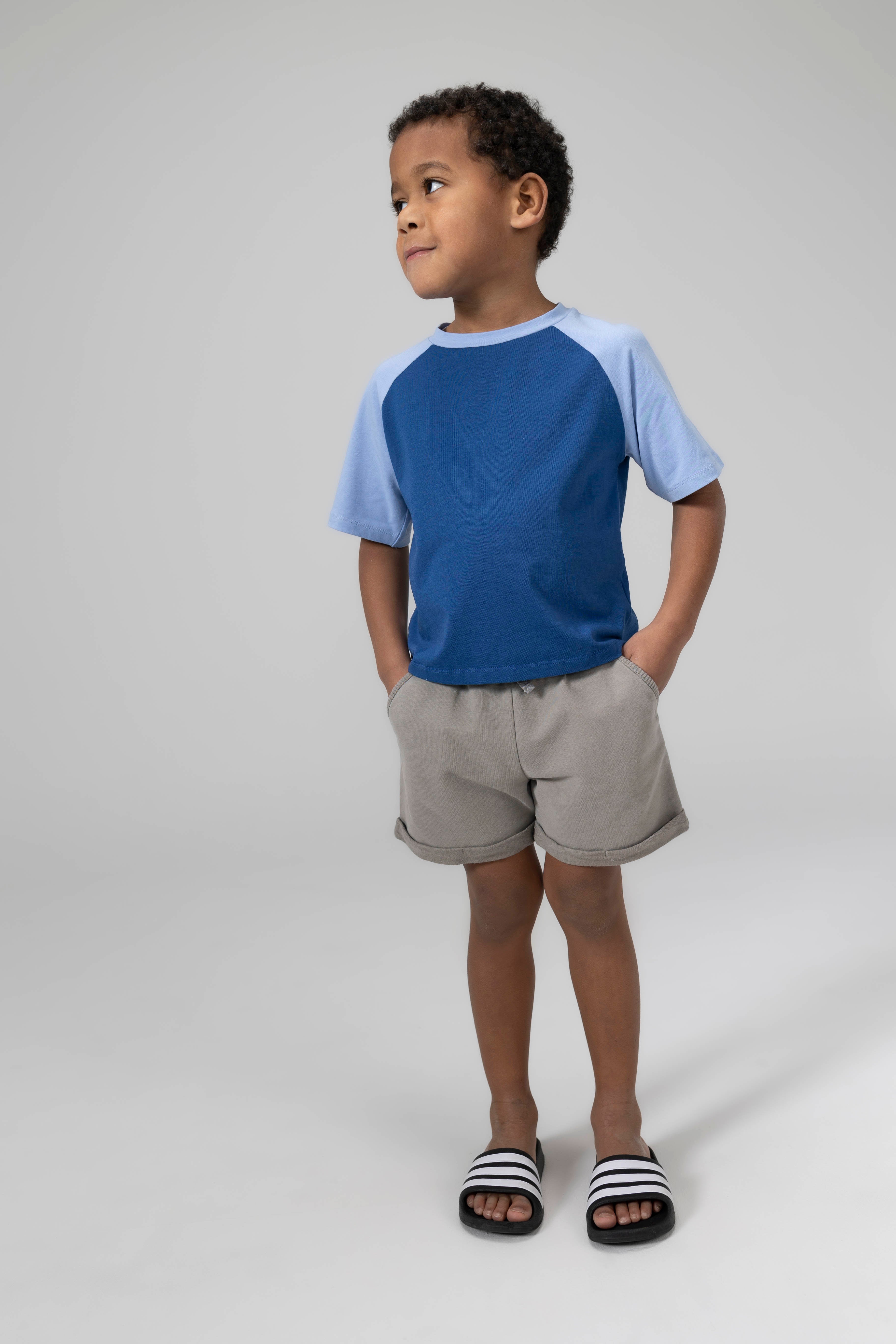 T-Shirt Duo Dusty Blue / Cobalt Blue