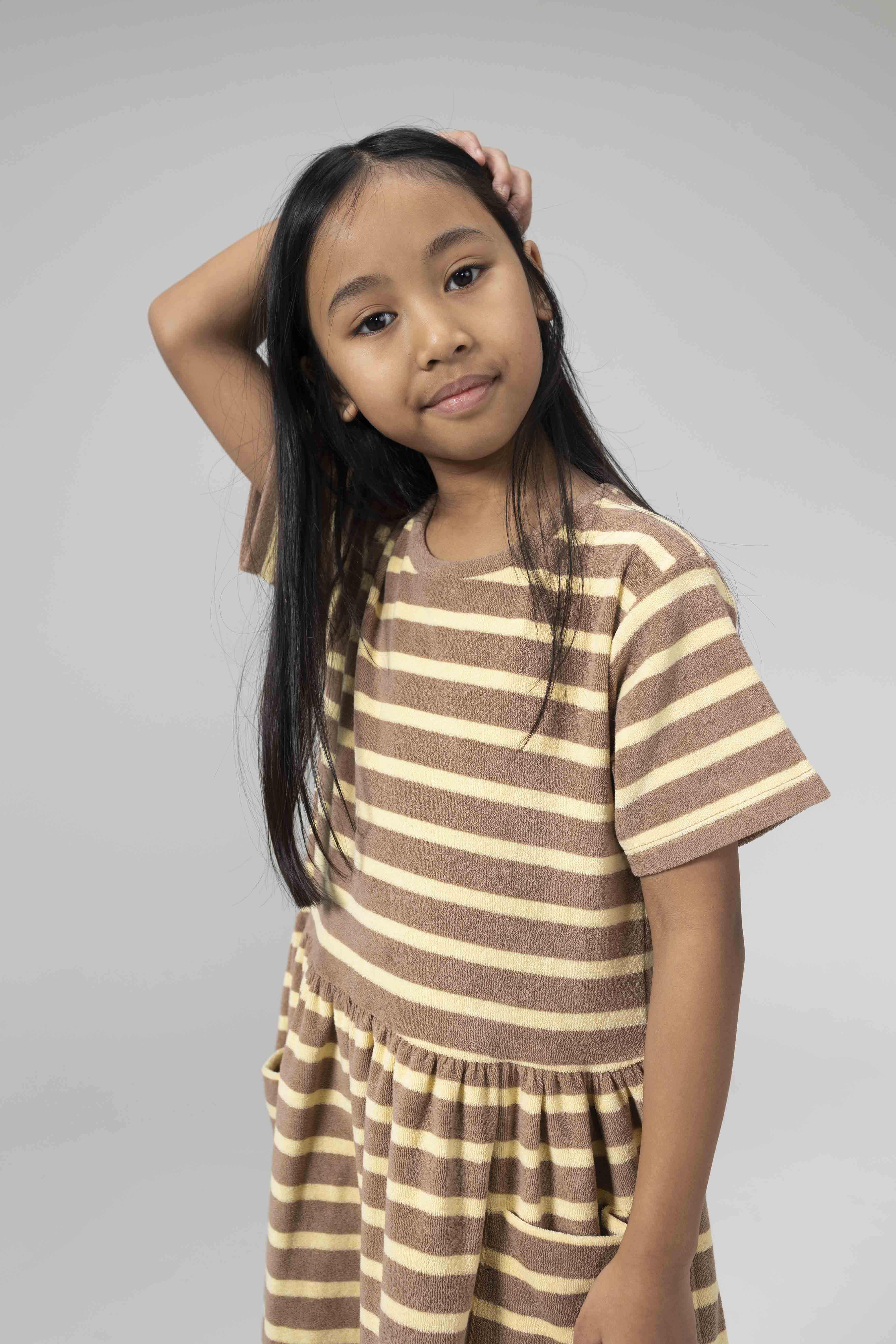 Dress Mushroom Stripe