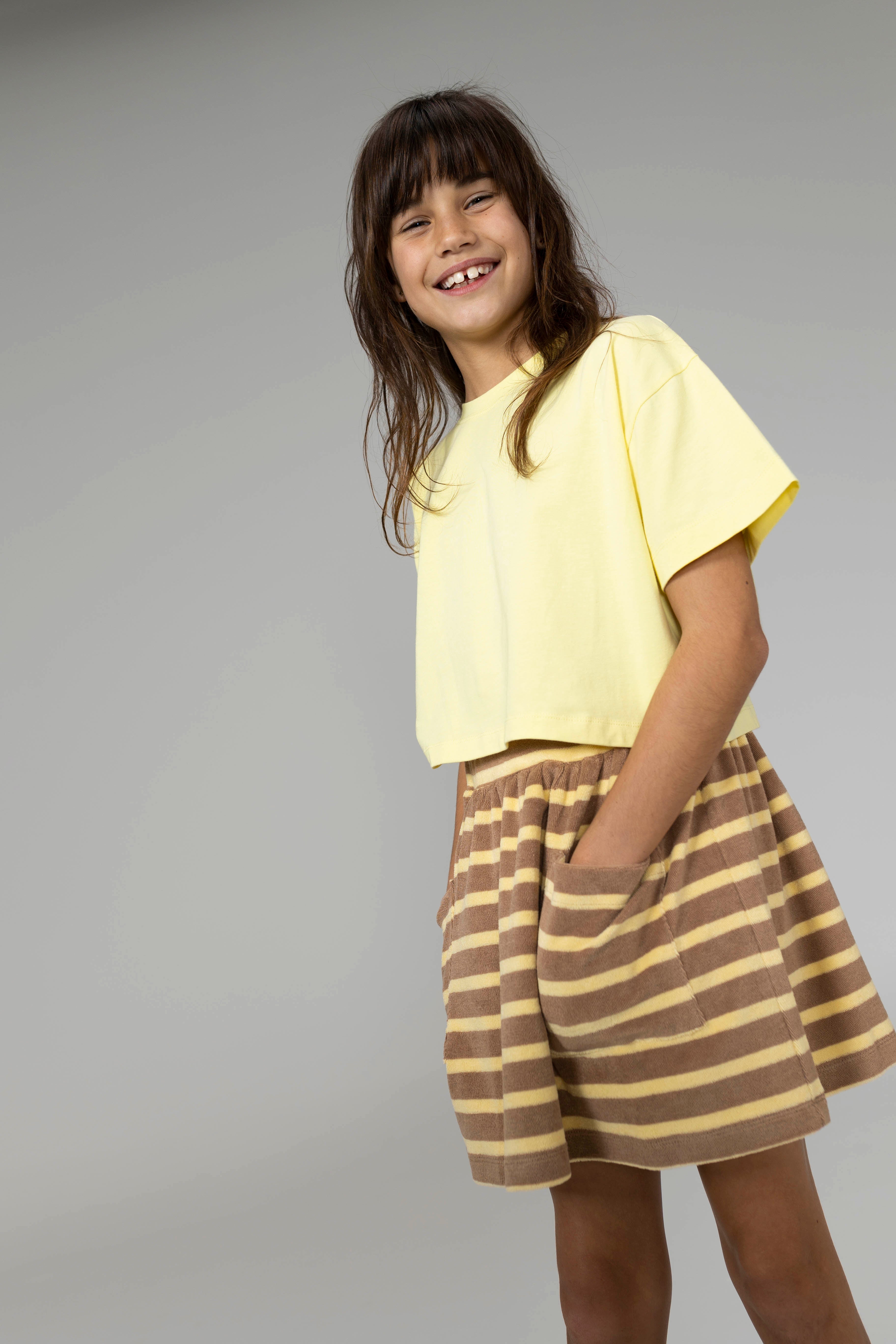 T-Shirt Cropped Lemon Twist