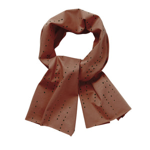 Scarf Dewdrops Burnished Leather