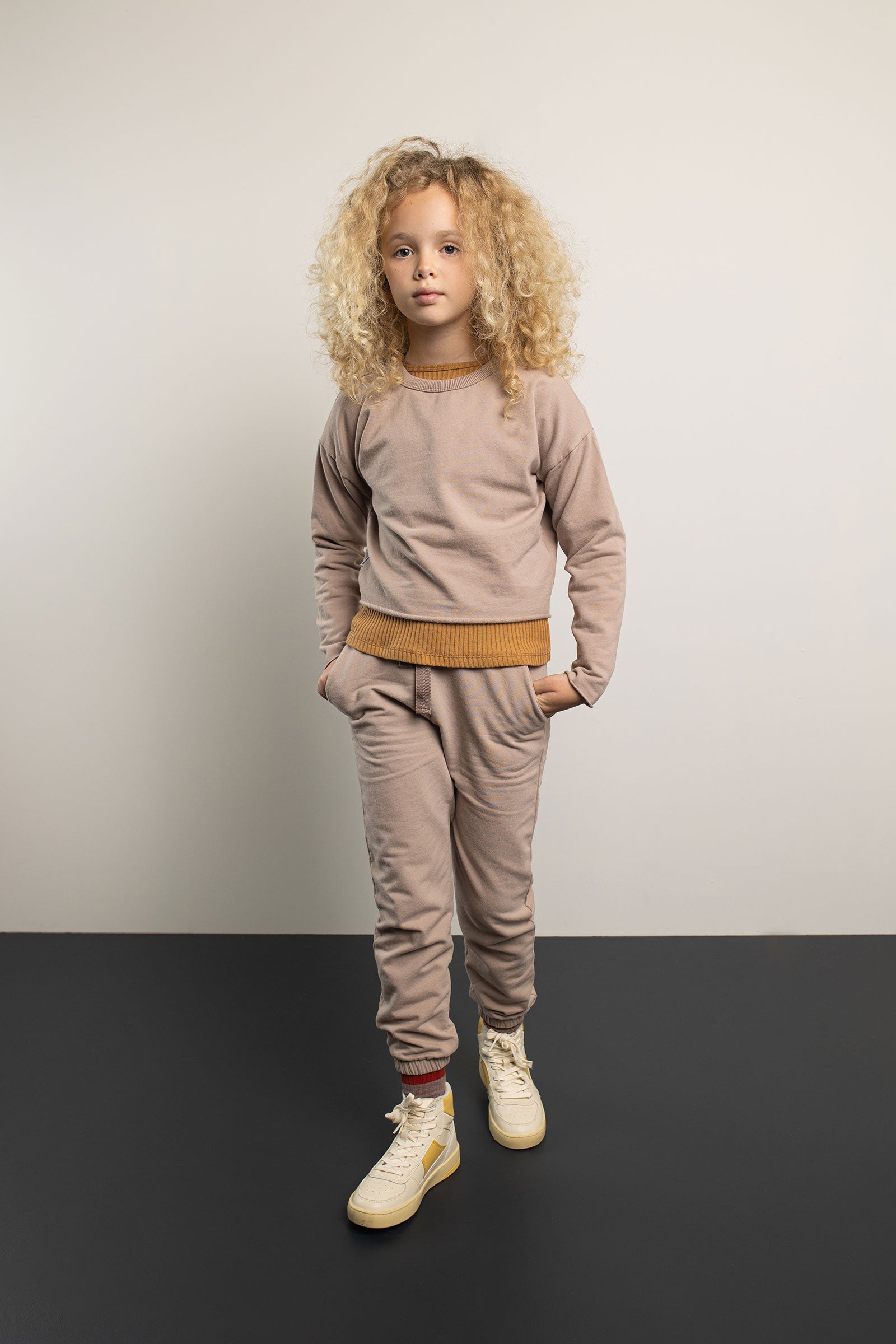 Sweater Boxy Rose Grey