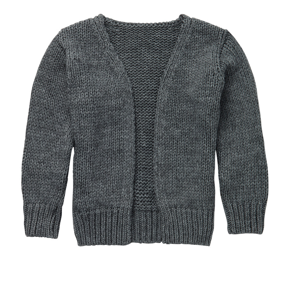 Cardigan Alpaca Knit Grey