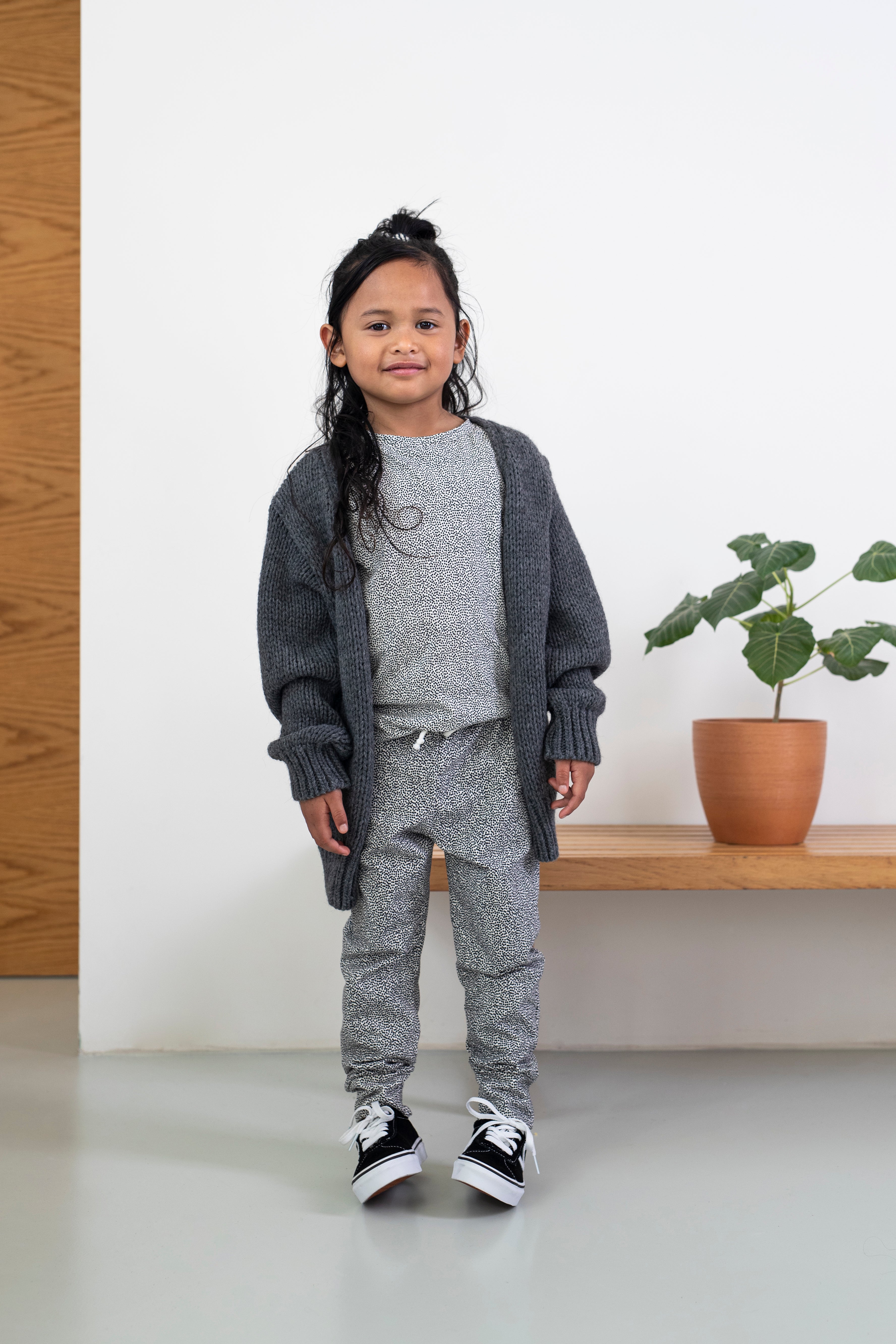 Cardigan Alpaca Knit Grey