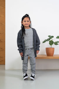 Cardigan Alpaca Knit Grey