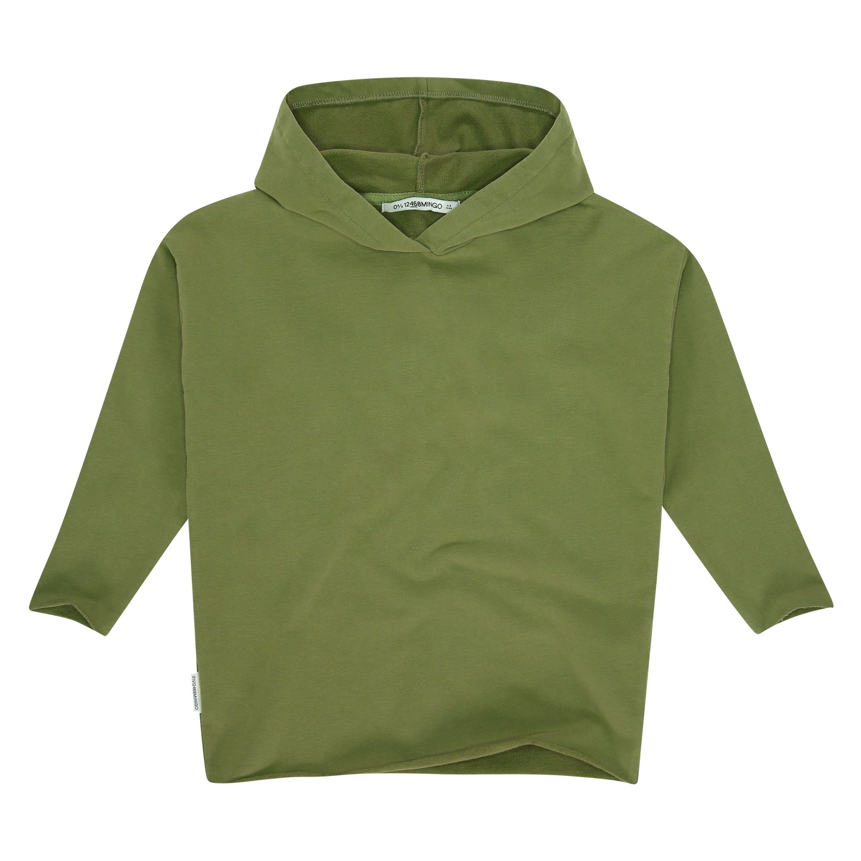 Hoody Raw Edge Avocado