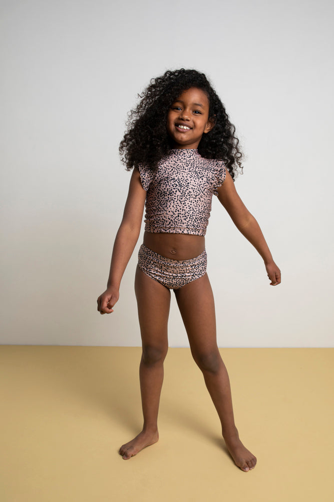 Bikini Top Ruffle Sprinkle Dune