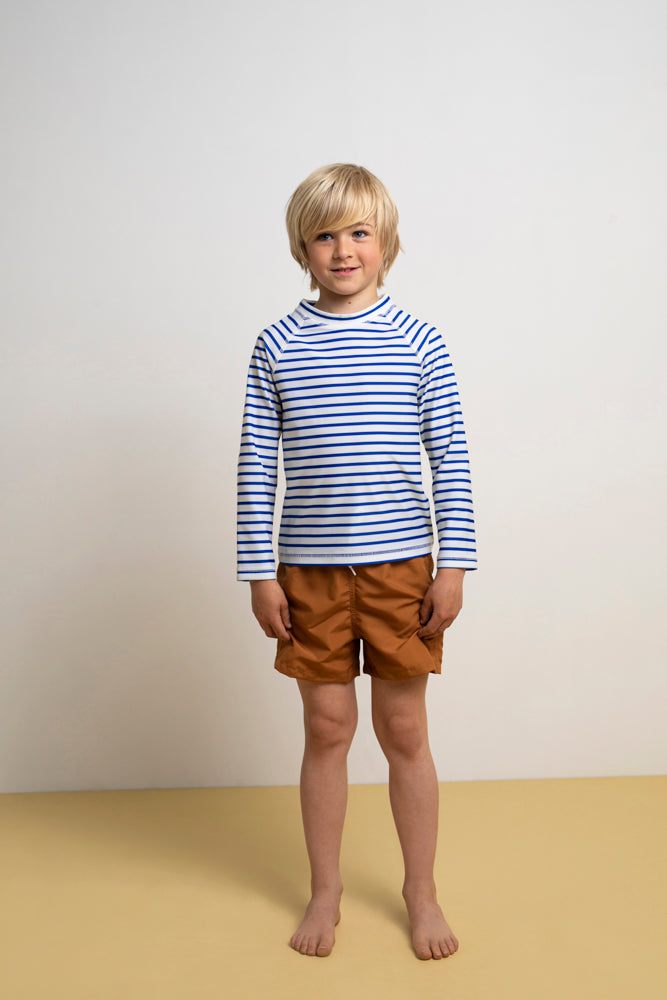 Swim Shirt Stripe Fountain