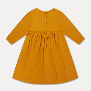 Midi Dress Warm Ochre