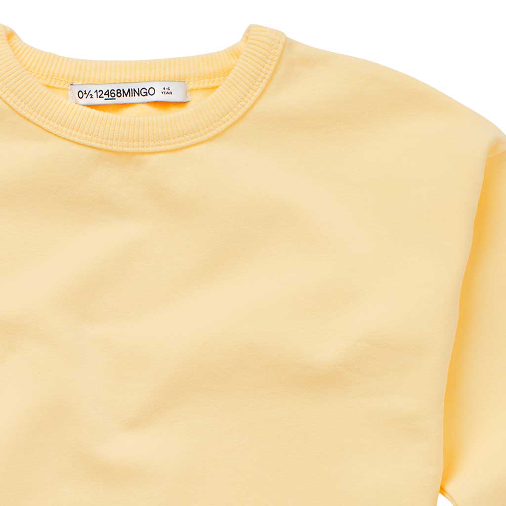 Sweater Boxy Golden Hay