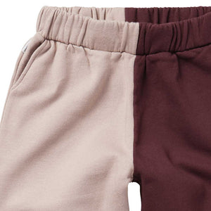 Sweatpants Oversized Duo Chestnut/Rose Grey