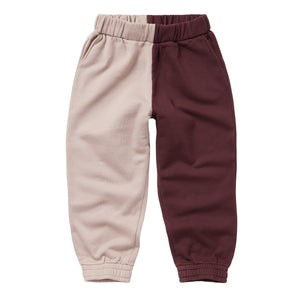 Sweatpants Oversized Duo Chestnut/Rose Grey