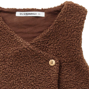 Vest Fur Walnut