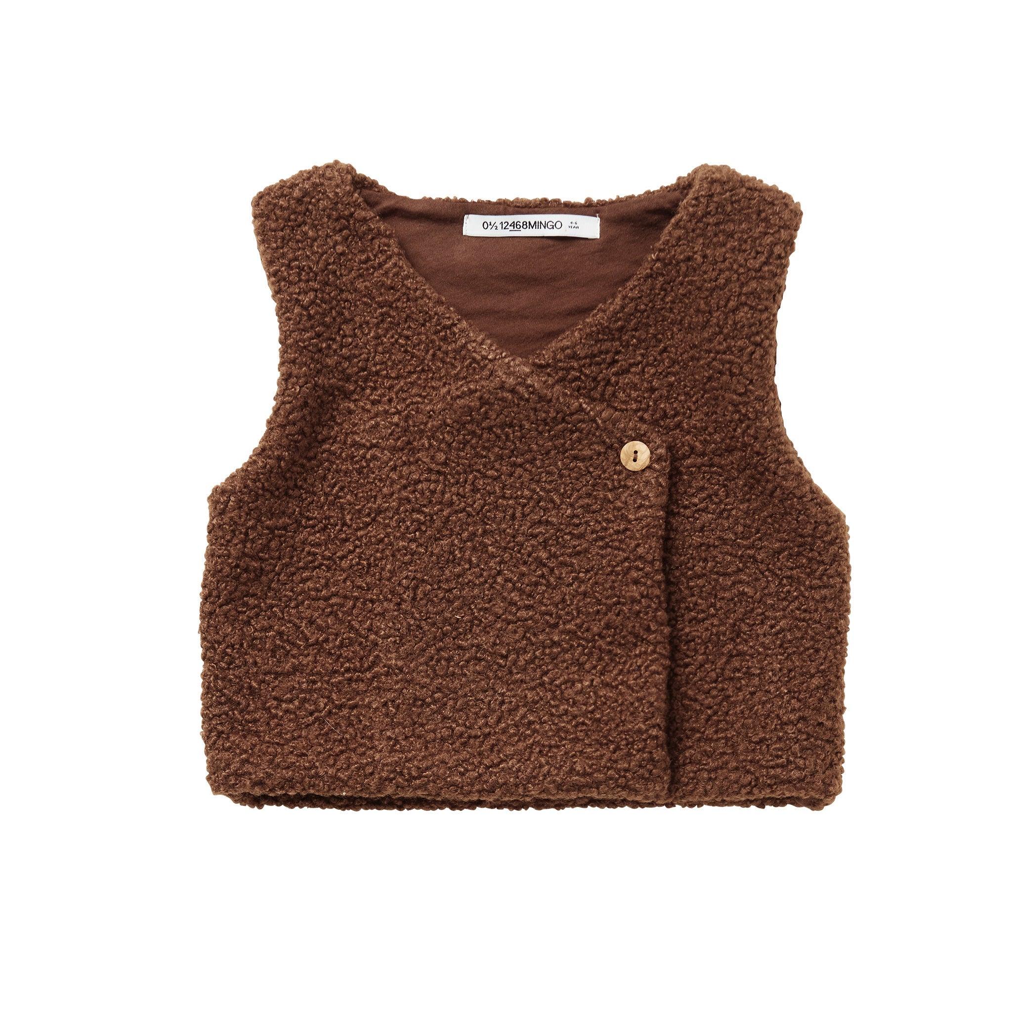 Vest Fur Walnut